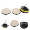 GRIRIW Car Detailing Kit Drill Polishing Pad Set 3 Pads