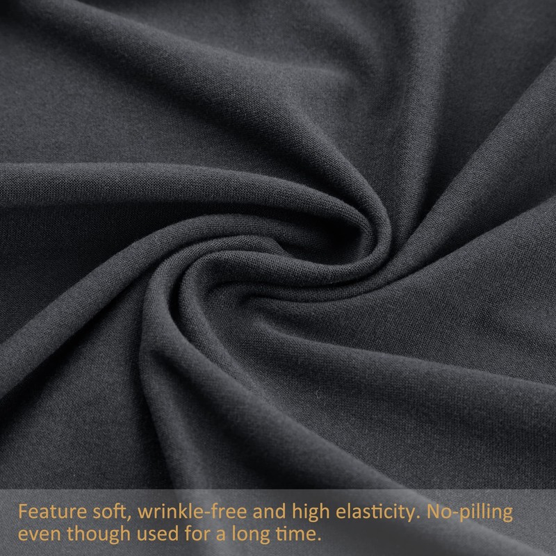 PiccoCasa Box Spring Cover Stretchy Fabric Wrap Around 4 Sides