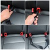 2 Pack Child Safety Seat Guide Slot Seat Belt Bracket