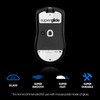 Superglide Glass Mouse Skates - Super Smooth Glide, Polished Round