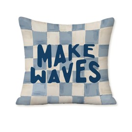 Coastal Ocean Decor,Coastal Room Decor,Ocean Throw Pillow Covers 18x18 for Girls Room Playroom Decor,Summer Toddler Pillow Case for Teen Girls Bedroom Couch Living Room Decor