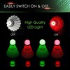 LED Badminton Shuttlecocks, Badminton Birdies 4pcs - Lighting Glow in