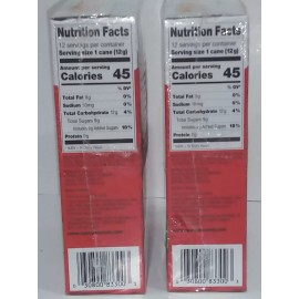 Dum Dums Christmas Holiday Candy Canes Blue Raspberry Cherry Watermelon 24 ct