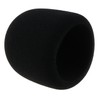 ZZHXSM 3.15x3.15inch Black Foam Microphone Windscreen Condenser Microphone Cover Suitable