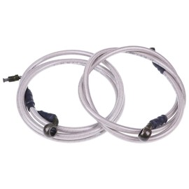 Chamixx Extended and Front Rear Brake Lines 1068 Compatible With Polaris ATV RZR 800/S 800/4 800/XP 900/570/XP 4 900