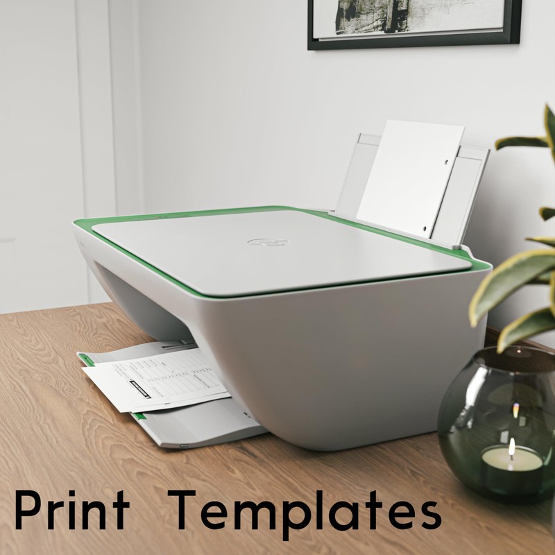 Half Letter 3-Hole Punched Blank Paper, 200 Sheets, 120 GSM,