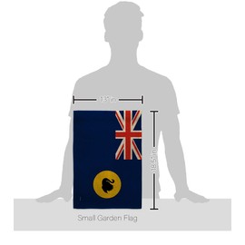 States of Australia Western Garden Flag - Regional Territory Tony Couch Sydney Oceania Country Particular Area - House Decoration Banner Small Yard Gift Double-Sided Made in USA 13 X 18.5