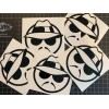 Unbranded Lowrider Guy Face Logo Vehicle Decal