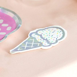Weddingstar Cute Special Occasion Paper Party Napkins - Ice Cream Cone - Set Of 40