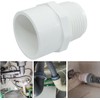 TOP-VIGOR 20Pcs PVC Pipe Fitting, 20mm Slip X G1/2 Male