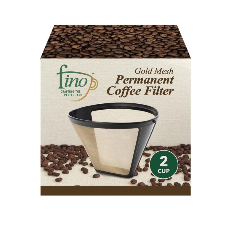 Fino Gold Mesh Coffee K-Cup Filters Set, For Keurig My