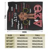 Sorority Gifts Blanket Throw Flannel Lightweight Comfortable Warm Paraphernalia Blankets