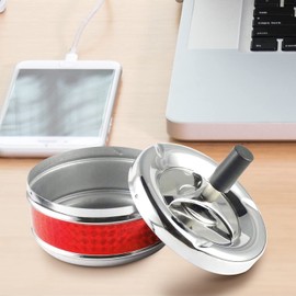 Starlet24 Rotating Ashtray Wind Ashtray Ashtray Storm Ashtray Ashtray Red 13 cm