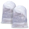 2Pcs Large Mesh Laundry Bag with Drawstring,23.6×35inch Washing Bag Net