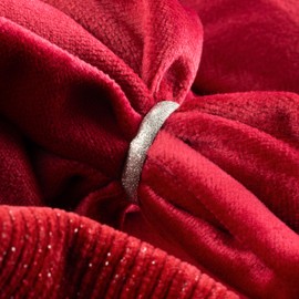 meditoys Stainless Steel Ring for Women Stainless Steel Ring with Sandblasted Surface High-Quality Coated Stainless Steel Nickel-Free Timeless and Elegant Width 4 mm