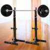 Yaheetech Pair of Adjustable Squat Rack Standard 44-70 Inch Barbell