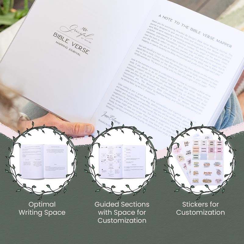Linen Bible Verse Mapping Journal with Beautiful Gift Box -