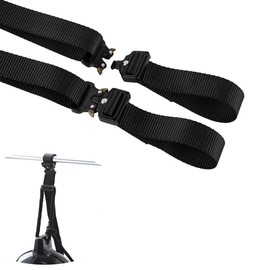 Boat Fenders Straps 2 Pcs Boat Fender Lock Kit,Fenders Hanger Quick Adjuster Strap,Boat Rail Fenders Adjust Strap with Stainless Steel Convenient Quick Release Buckle