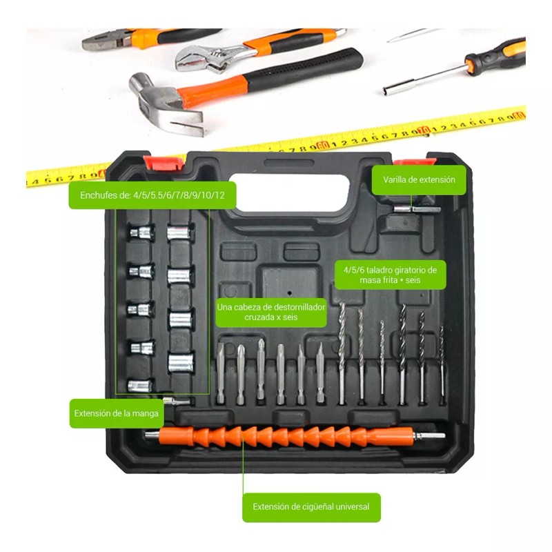 Shendy Vendy Taladro Atornillador Inalambrico Airona Aa2015-30 De 20v Color