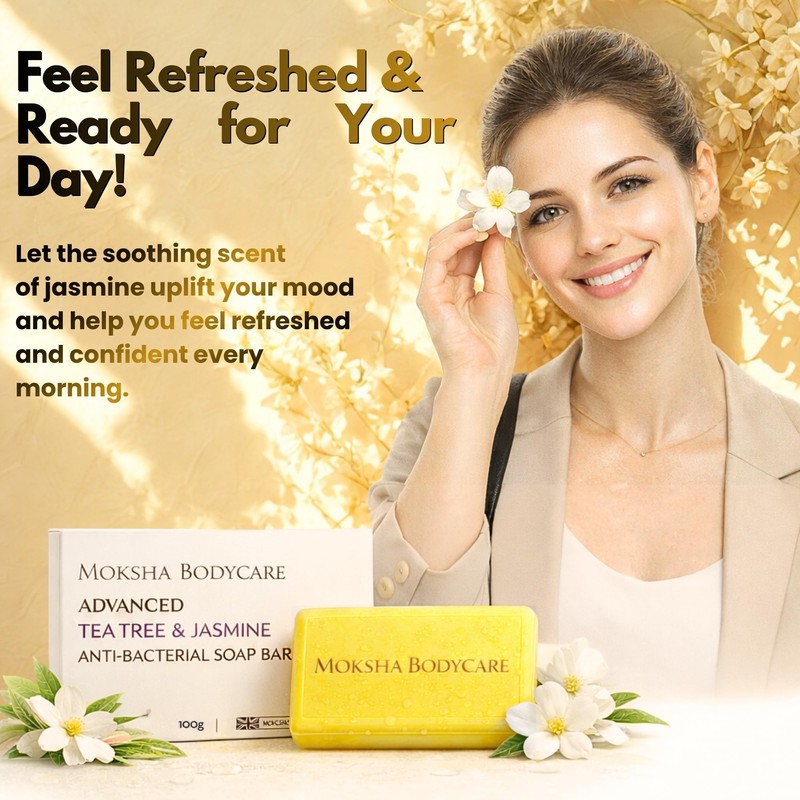 Tea Tree Oil & Jasmine Soap Blemished Skin Blackhead Pimple