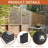 Rasugarlary Pergola Brackets, Pergola Privacy Wall Brackets Privacy Wall Bracket