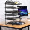 Simple Houseware 3-Tier Stackable and Sliding Desktop Document Letter Tray