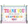 We Appreciate You Banner Backdrop 7x5FT Thank You for All