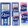 Q-Tips Hisopos de algodón, paquete variado, original, escudo de higiene
