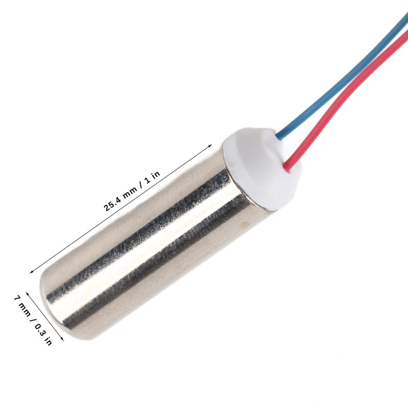 5Pcs 14500rpm Waterproof Cylindrical Micro Coreless Vibration Motor for Massager