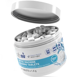 Espresso Cleaning Tablets. 100 x 0.035 oz Coffee Cleaner Tablets. Machine Cleaning Tablets used every 100 cups. Automatic, Superautomatic & Bean to Cup. Use with Descaling