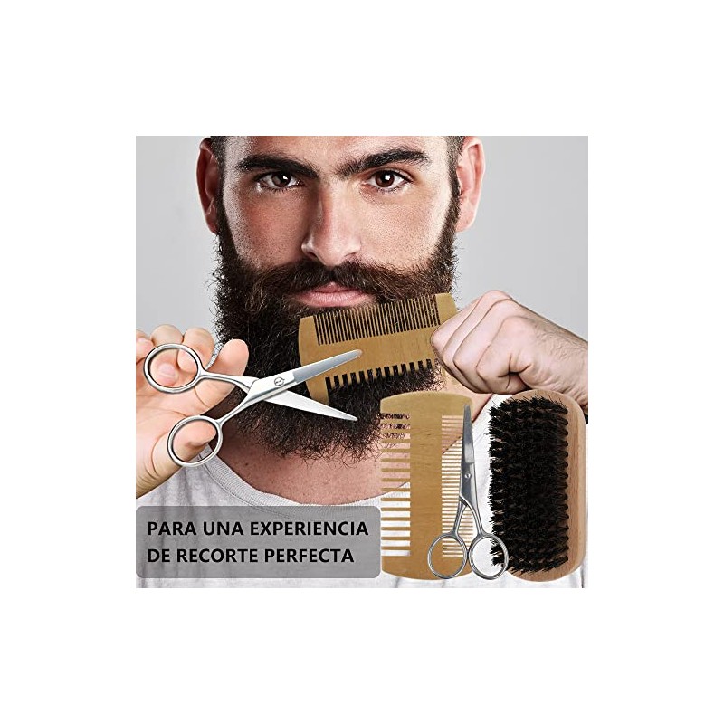 ASVEL 12 en 1 Kit de Cuidado de Barba, Barba
