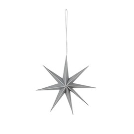Broste Copenhagen 70080396 Christmas Decoration Paper Star 15 cm Silver