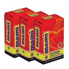 CAFE MAMI KIT, 100% Puerto Rican Premium Ground Coffee, 42oz (3 units of 14oz) + (1) Limited Edition Puerto Rican Sticker by Artist Jose Hoffman