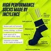 INCYLENCE High Viz Running Socks with Reflectors - Functional and