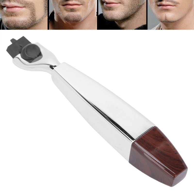 Men's Razor Handle Replacement Ergonomic Design Lightweight Shaving Safety Handle