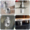 Vmuter 1/4"-20 Rivet Nut, 100Pcs 304 Stainless Steel Flat Head