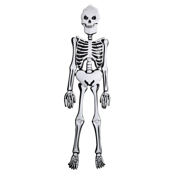 Tri 6ft Inflatable Blow Up Skeleton 183cm Halloween Pirate Party Dec L
