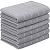 Tempery Microfiber Tea Towels (40 x 60 cm, Grey, Pack