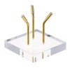 Hipiwe Gold Metal Arm Display Stand Easel with Acrylic Base