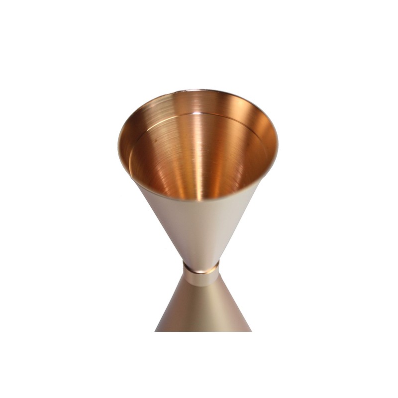 Mr Slim Jigger Cocktail Dispenser for Alcohol, Rose Gold, Matte