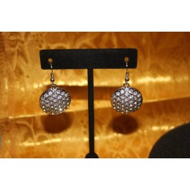 TARAMANDA GENUINE CRYSTAL  EARRING (#78) WITH GENUINE CRYSTALS BRAND NEW