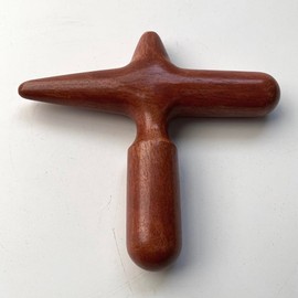 VIE Thai Massage Tool, Cross Bar Body Massage, 10x11x1.5cm