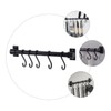 ULTECHNOVO 1Set Wall Mounted Kitchen Utensil Rack with Hooks Multi