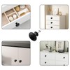 SJUNJIE 20 Pieces Black Door Knobs,30mm Black Drawer Knobs,Round Cabinet