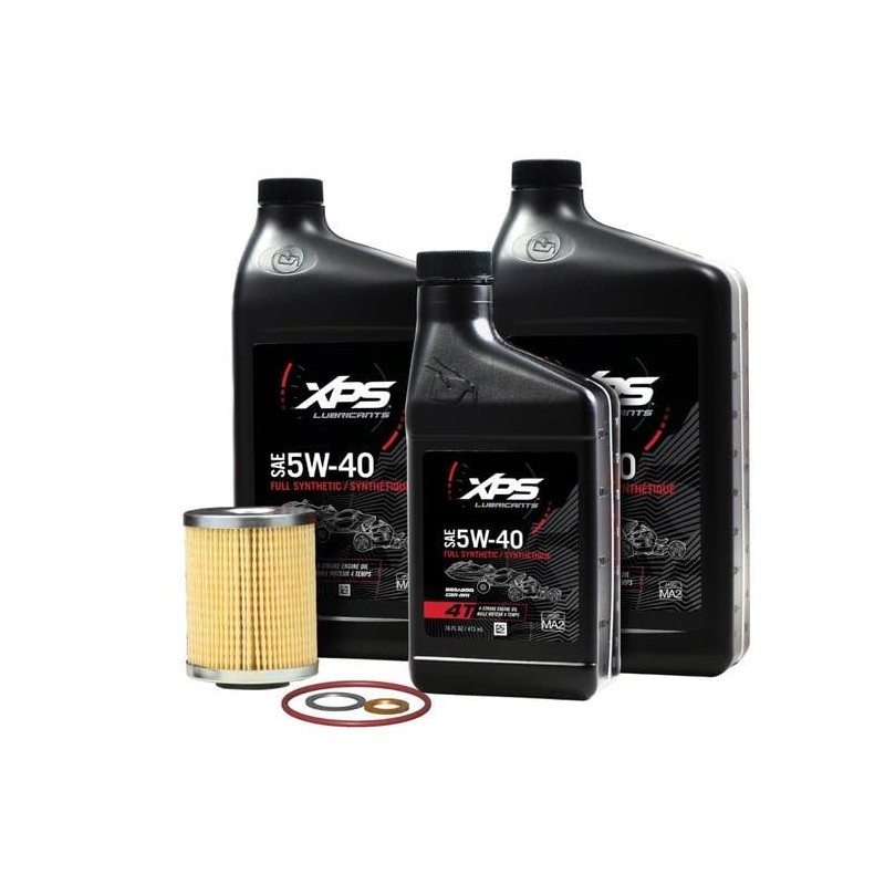 4T 5W-40 Full Synthetic Oil Change Kit for Rotax 500