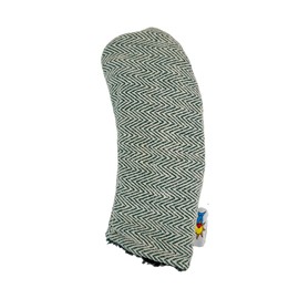 Sunfish Green Chevron Tweed Barrel Hybrid Golf Club Headcover