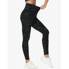 THE GYM PEOPLE Women's Cross Waist Workout Leggings Tummy Control