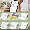 KEEPHOPE Label Maker Machine with 6 Tapes, Thermal Label Maker,