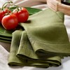 Solino Home 100% Pure Linen Napkins Avocado Hemstitch, 20 x