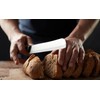 Schleifstein Hohlmeißelstein Belgischer Brocken blau 100x40x6/2 mm Brotmesser-Schnitzwerkzeug-Schärfer